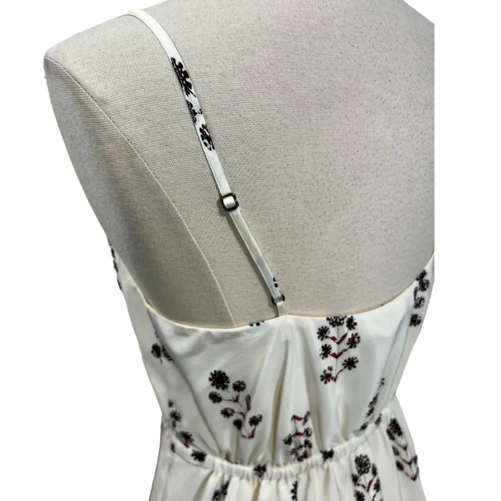 Madewell 100% Silk Sandstar Floral Mini Dress in Vinefloral Indian Sz 4 Romantic - Image 11