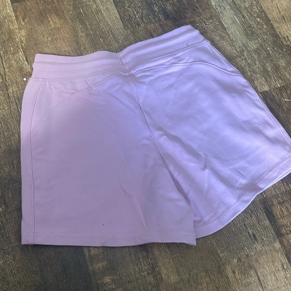Alphalete Women's Essential Core Athletic Shorts Pink/Purple - Image 7