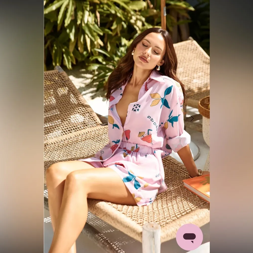 NWT HELLO MOLLY- OFF THE VINE FULL SET SHORTS AND TOP SIZE: 2 - Image 2