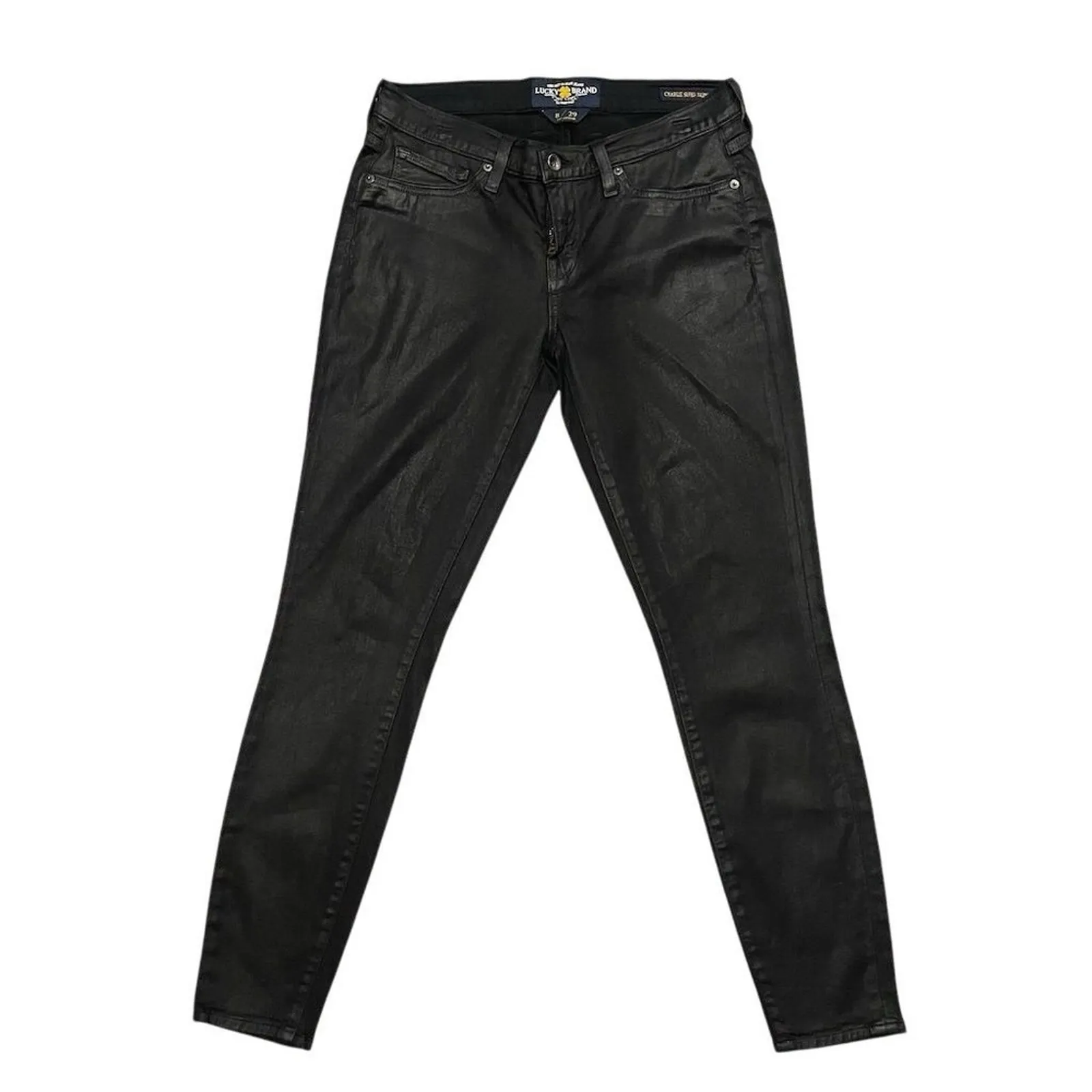 Lucky Brand Women's Charlie Super Skinny Jeans Black Size 8 - Image 7