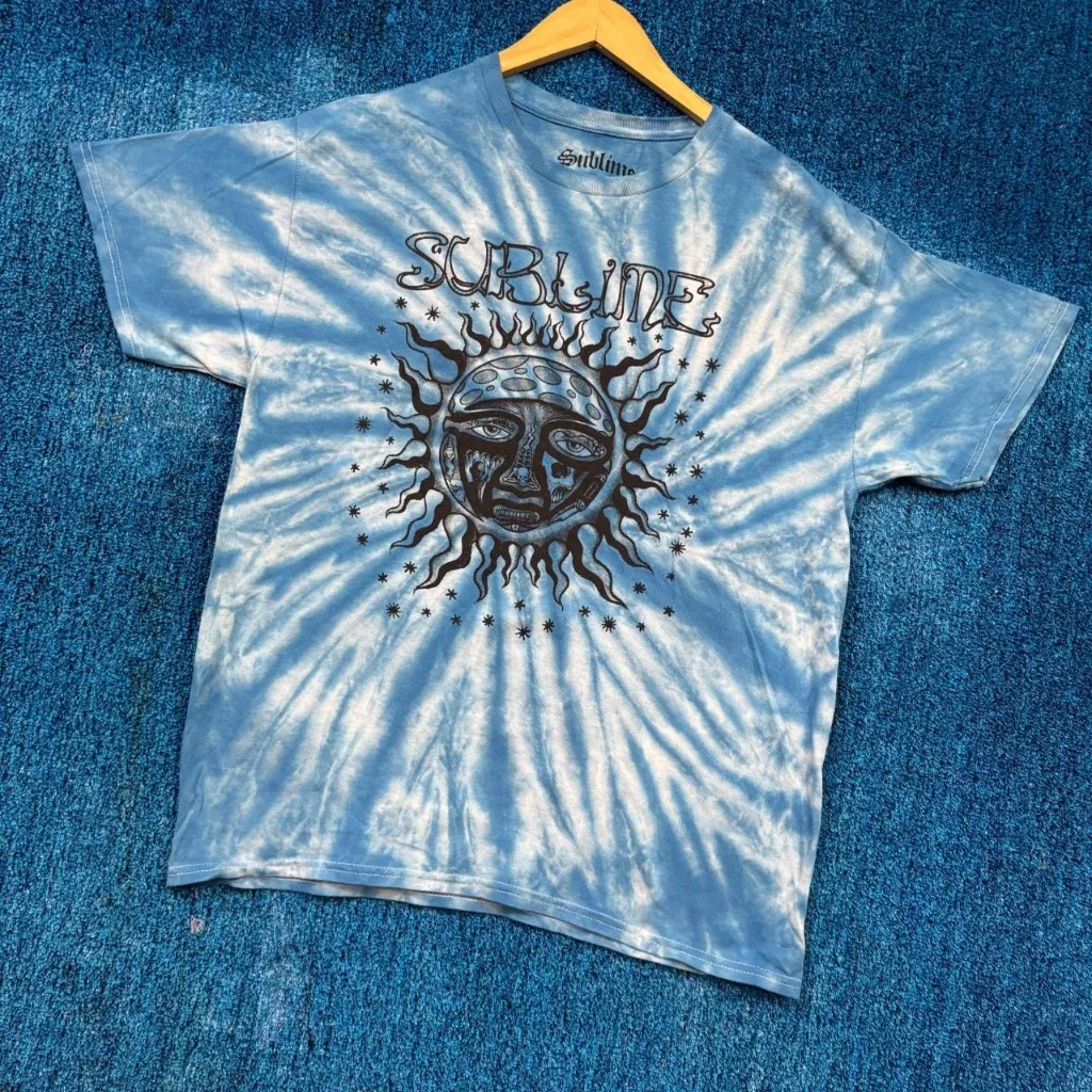 Sublime 40oz to Freedom Grunge Tie Dye Wash T-Shirt Size Large - Image 3