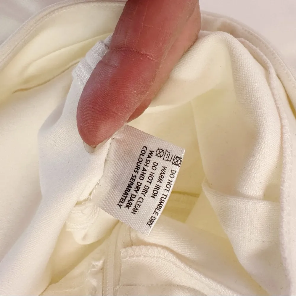 Vita Grace Sienna Cocktail Contrast Fit n Flare Skirt Alabaster Size 12 - Image 7