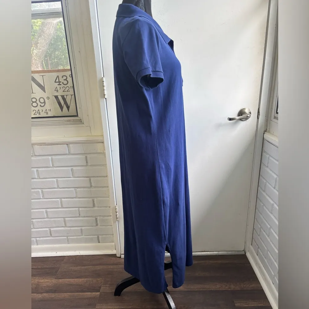 Vineyard Vines Polo Cotton Blend Maxi Dress‎ medium coastal preppy vacation golf - Image 3