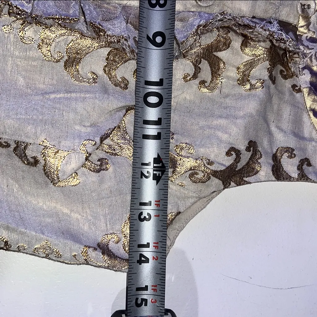 Tory Burch Maggie gold foil jacquard classic dress midi. Size 2 - Image 5
