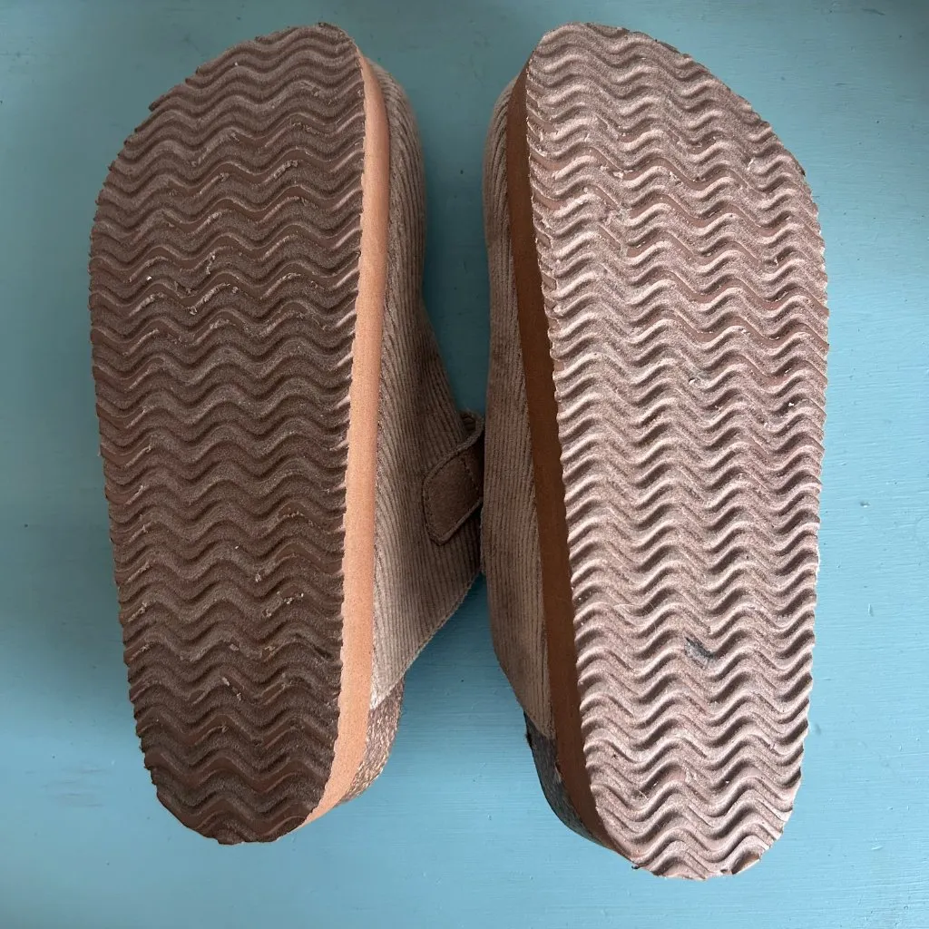 Rocket Dog Abel Plus Taupe Corduroy Platform Mule Slides Size 6 Slip On Womens - Image 7