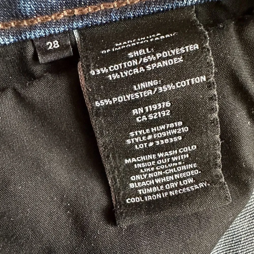 Helmut Lang Women's Jeans Size 28 Skinny Dark Wash Mid Rise - Image 4