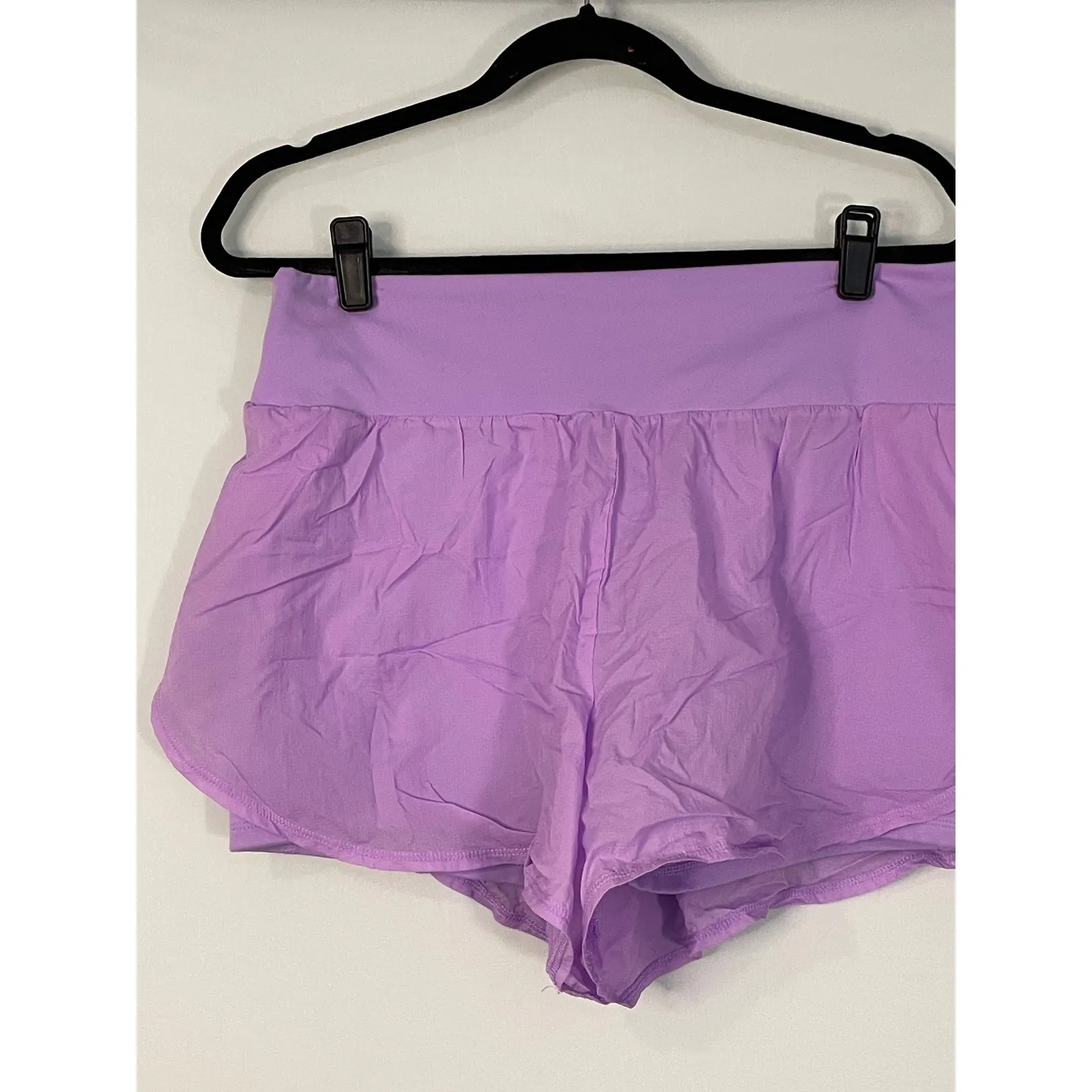 All in Motion Womens Purple Running Shorts Built in Liner Size XL - Image 2