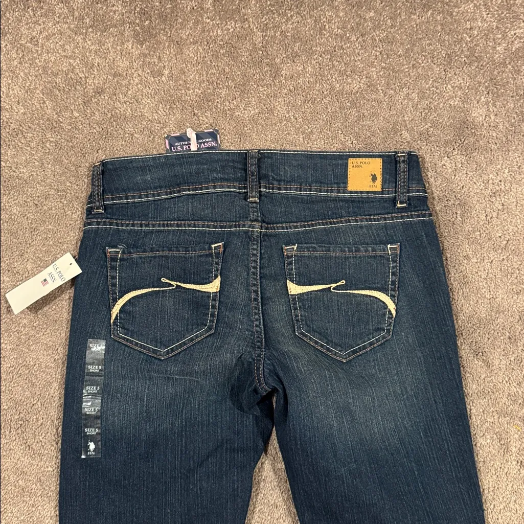 U. S. Polo Assn. Jamie Straight Leg Jeans SIZE 5S - Image 7