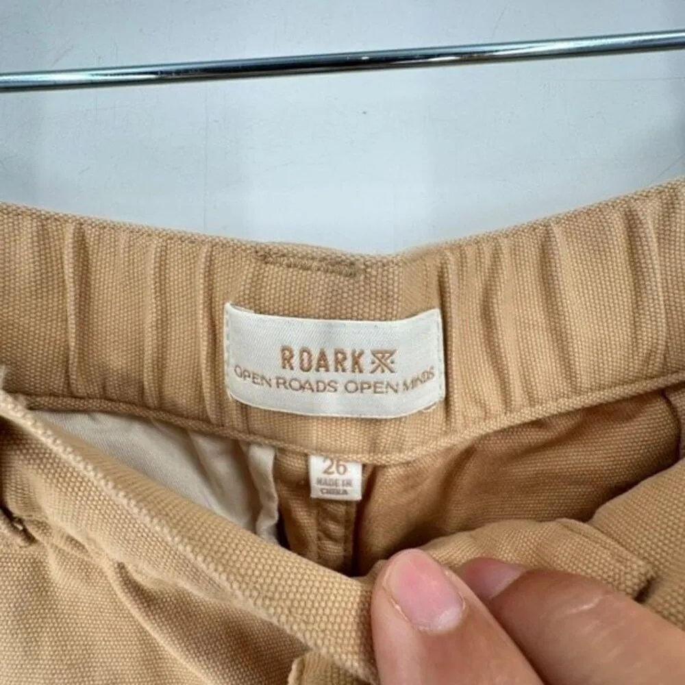 NWT Roark Women’s Passport Pants Camel Caramel Size 26 Size 2 Carpenter Tan - Image 4