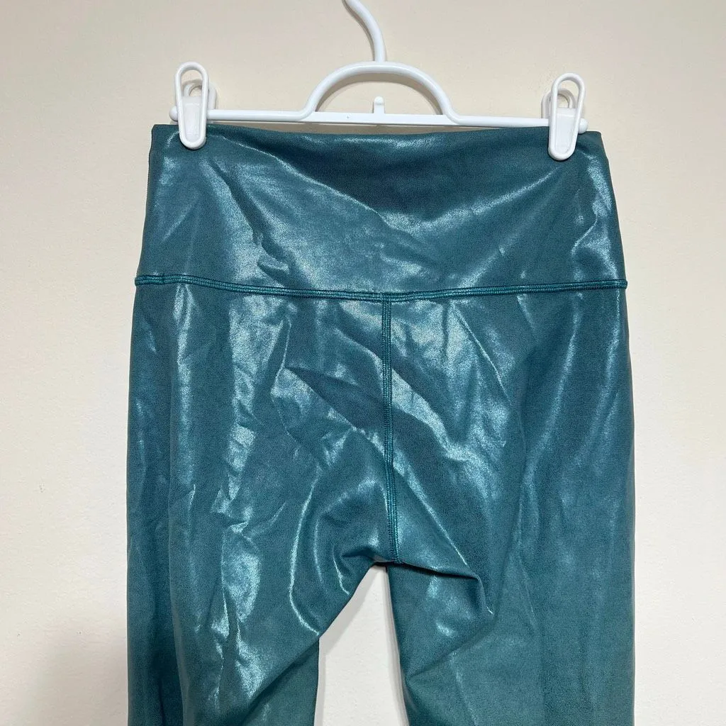 Lululemon Wunder Train High Rise Leggings 8 Gradient Foil Engineer Medium Forest - Image 5