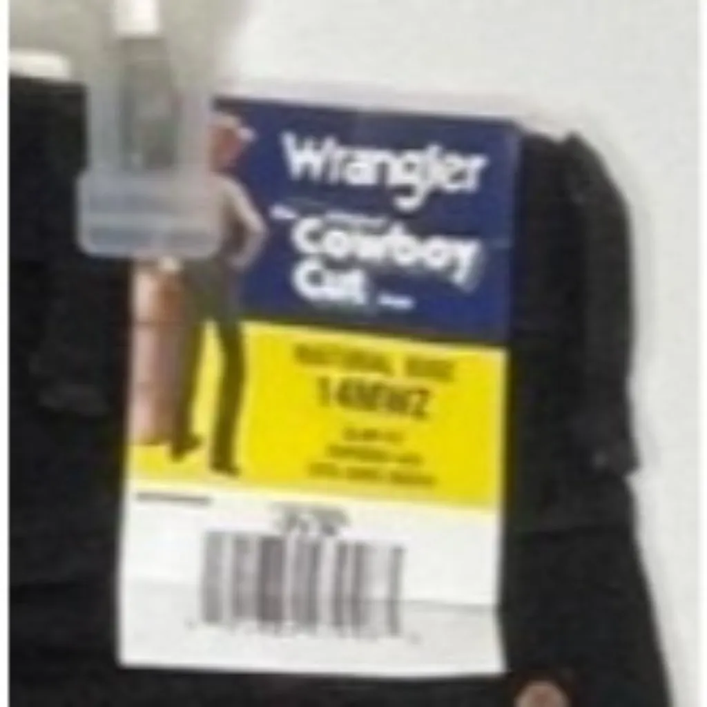 Wrangler Cowboy Cut Jeans Natural Rise Slim Fit Tapered Legs Size 13 x 34 Tall - Image 5