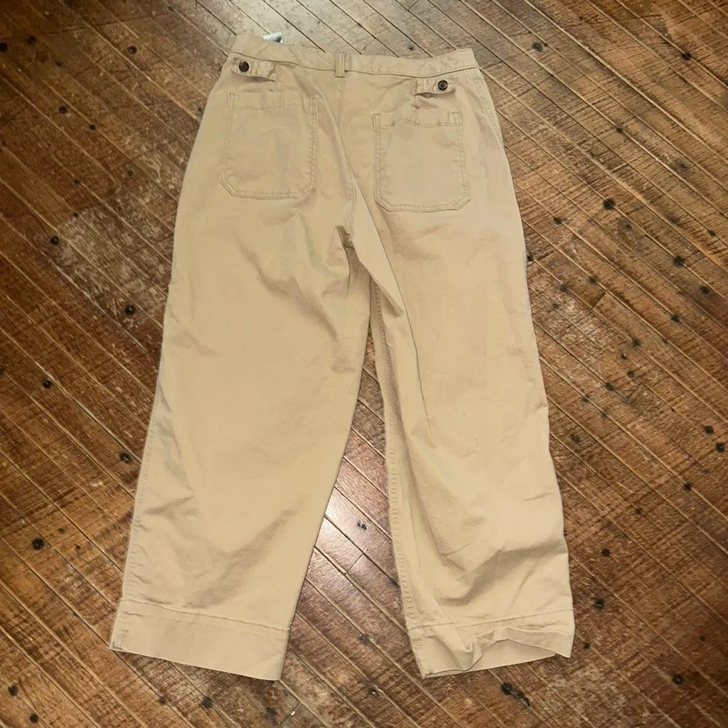 Banana Republic wide leg chino 8 business casual minimalist slacks - Image 3