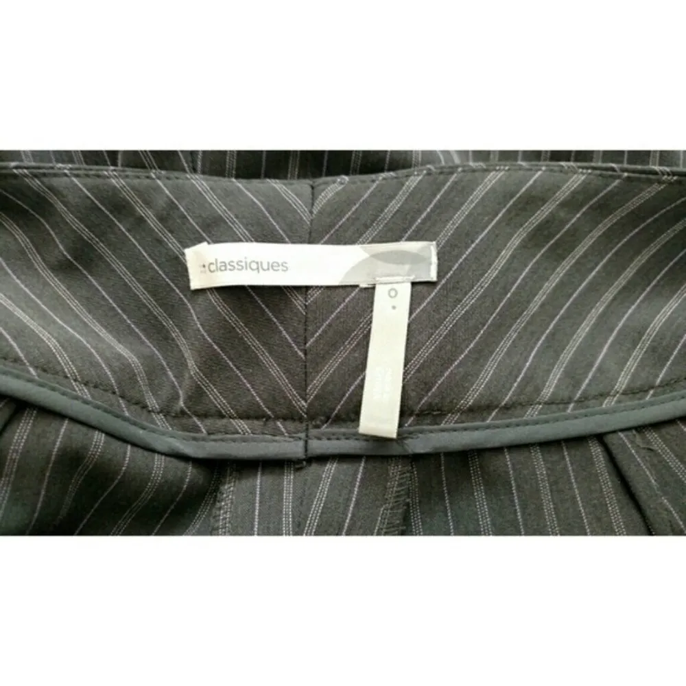 Classiques Entier Pinstripe Pants Gray 0 - Image 4