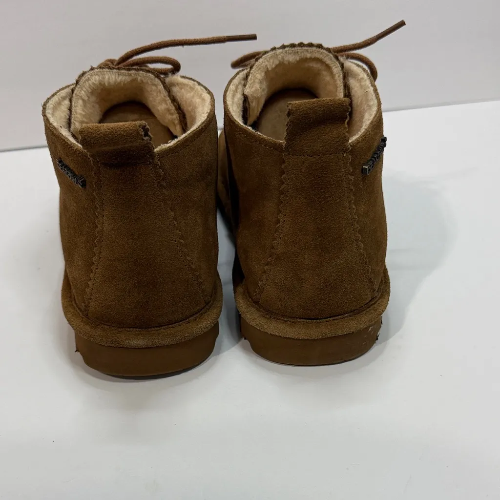 BEARPAW  Chestnut Lace-Up Ankle Booties - Image 5