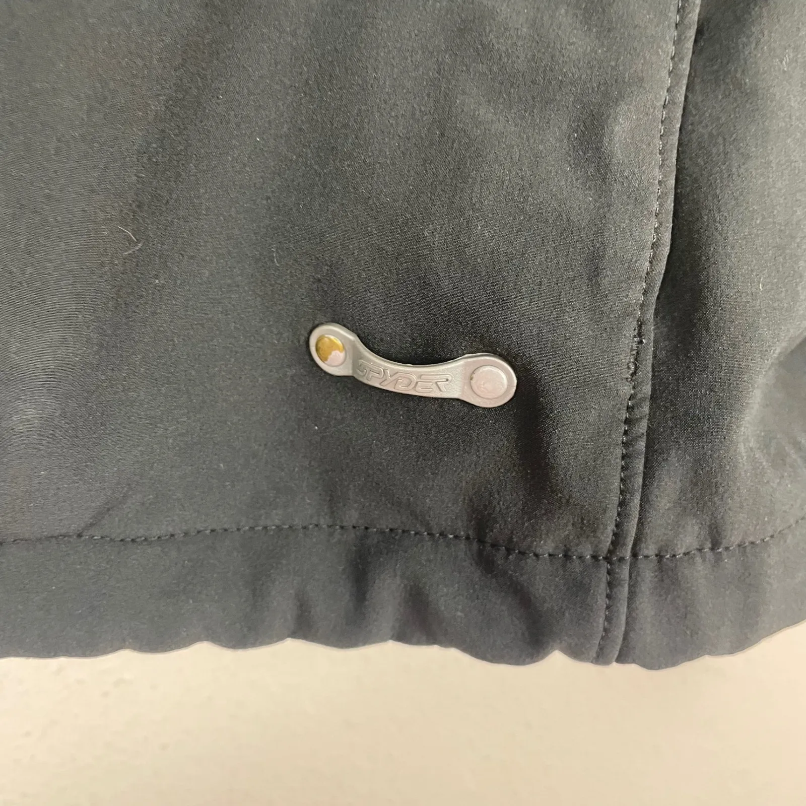 Spyder Black Softshell Jacket Women's Full Zip Embroidered Accent M Embroidered‎ - Image 3