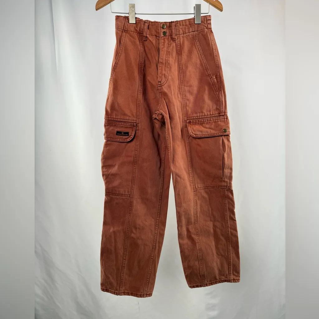 BDG Urban Outfitters  Cargo Pants in Rust Size 27 - Image 4