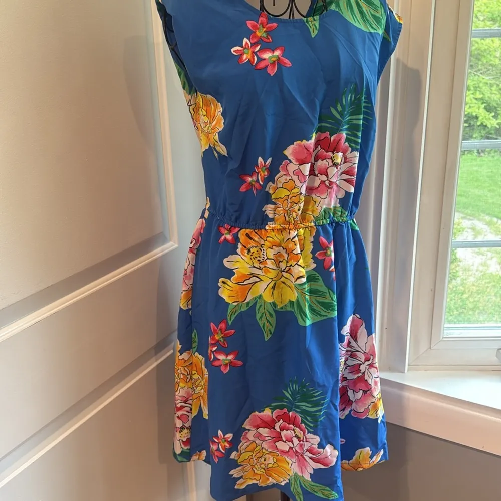 Old Navy, cap sleeve floral dress - Image 2