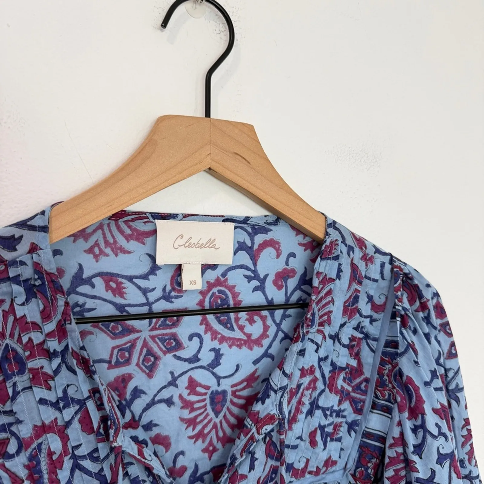 Cleobella Cade Mini Dress Delhi Print size XS bohemian boho - Image 4