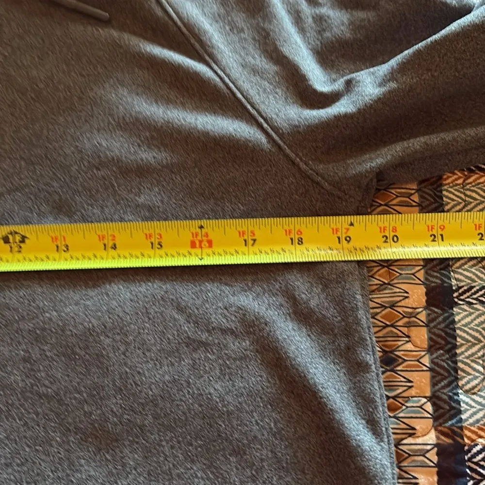 J Jill Cow Neck pullover size XS poly/spandex. Grey Blue - Image 10