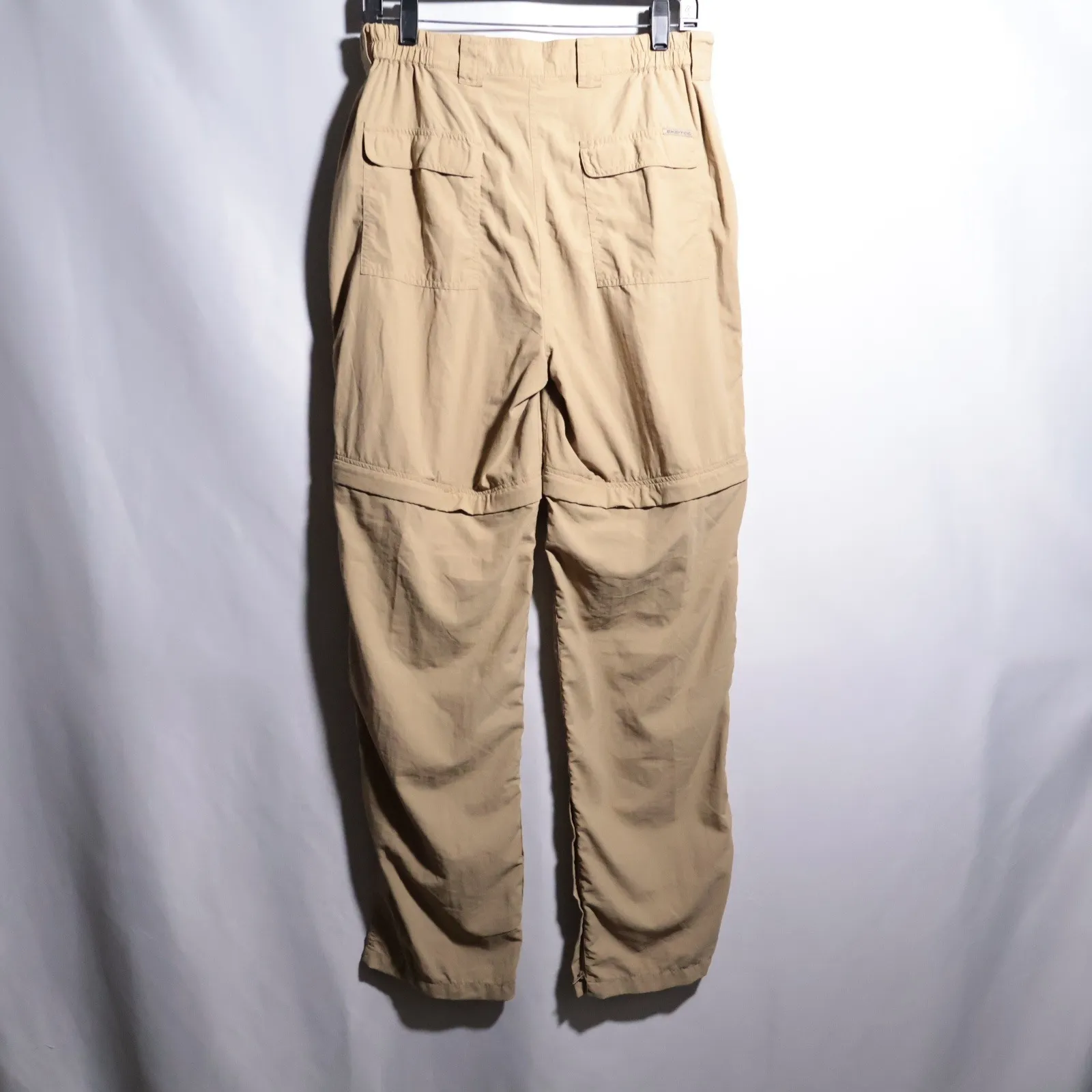 ExOfficio Insect Shield Convertible Hiking Pants Womens Small Beige Tan Size 6 - Image 2