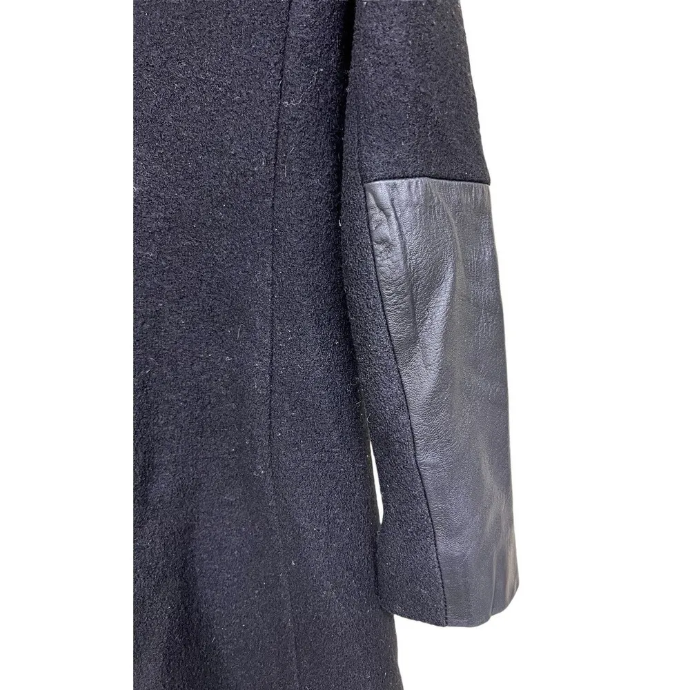 Club Monaco Wayland Coat Black Women’s Size XS - Image 6