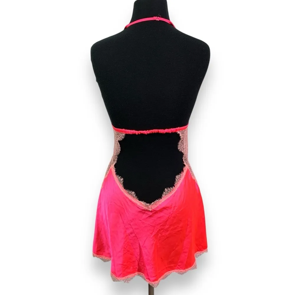 Hot Pink and Lace Victoria's Secret Babydoll Top - Image 7