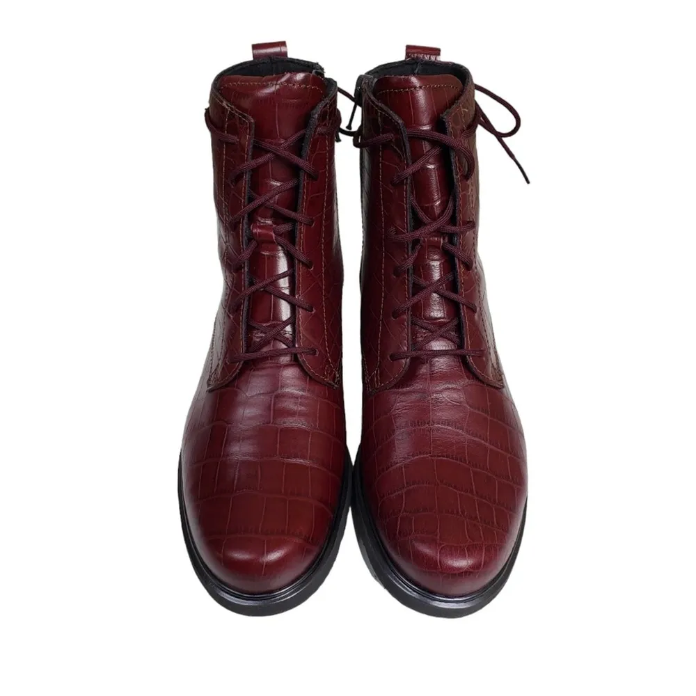 Munro Womens 7 Finley Water Resistant Leather Bootie NEW - Image 4