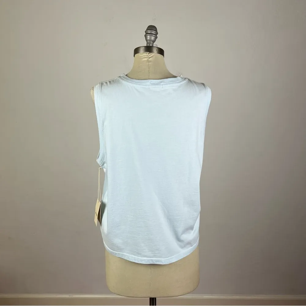 MOTHER The Strong and Silent Type Tank Top Blue Size XL - Image 6