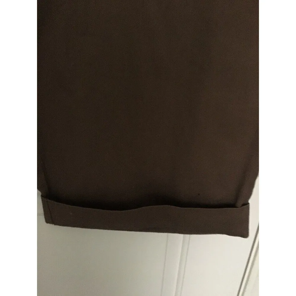 Mossimo Women's Plus Size 26 Cuffed Capri Pants Brown - Image 2