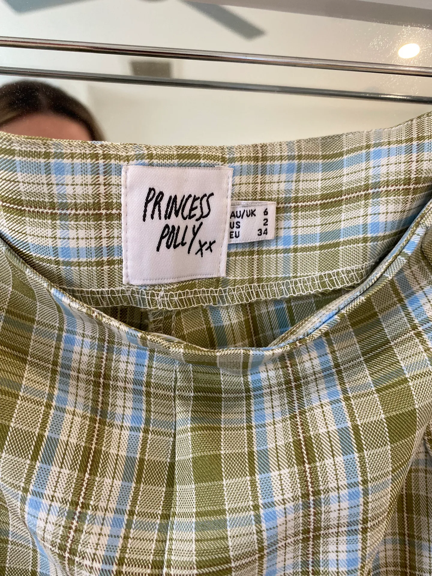 Euros Pants Green Check - Image 3