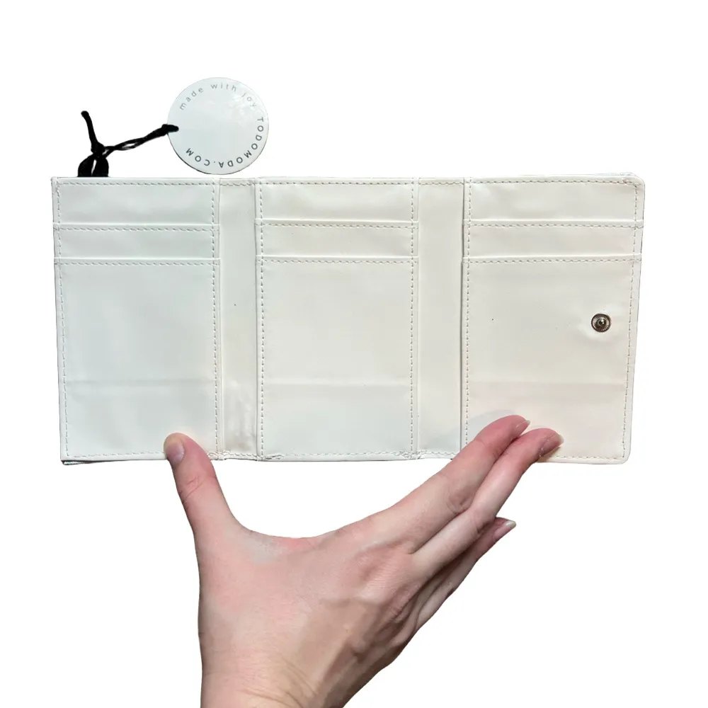 BNWT Todomoda Abstract Patterned Wallet Pink - Image 5