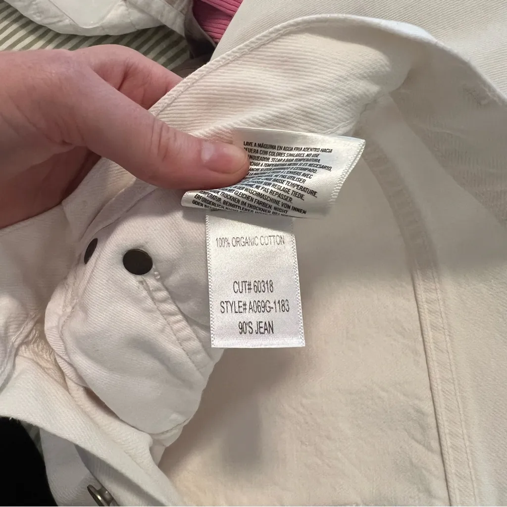 Agolde 90s White Distressed Women Jeans - Image 4