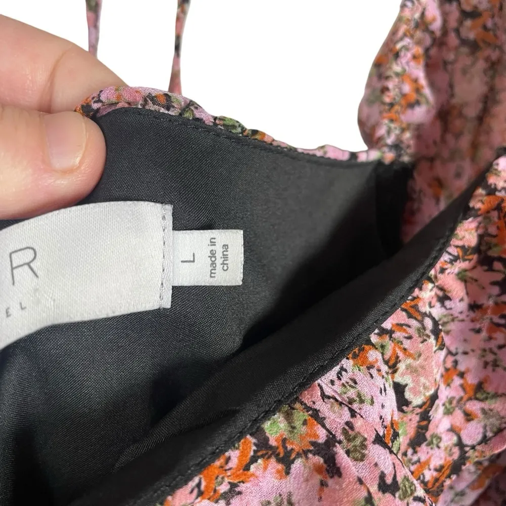 NWOT ASTR The Label Carmella Floral Ruched Mini Dress in Purple Multi Size L - Image 11