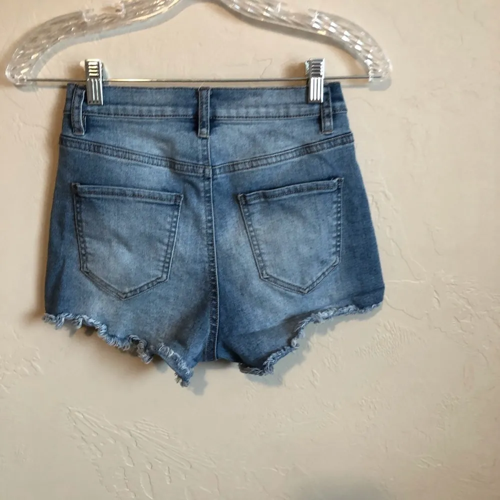 Rewash High Rise Tuxedo‎ Strip Booty Shorts - Image 5