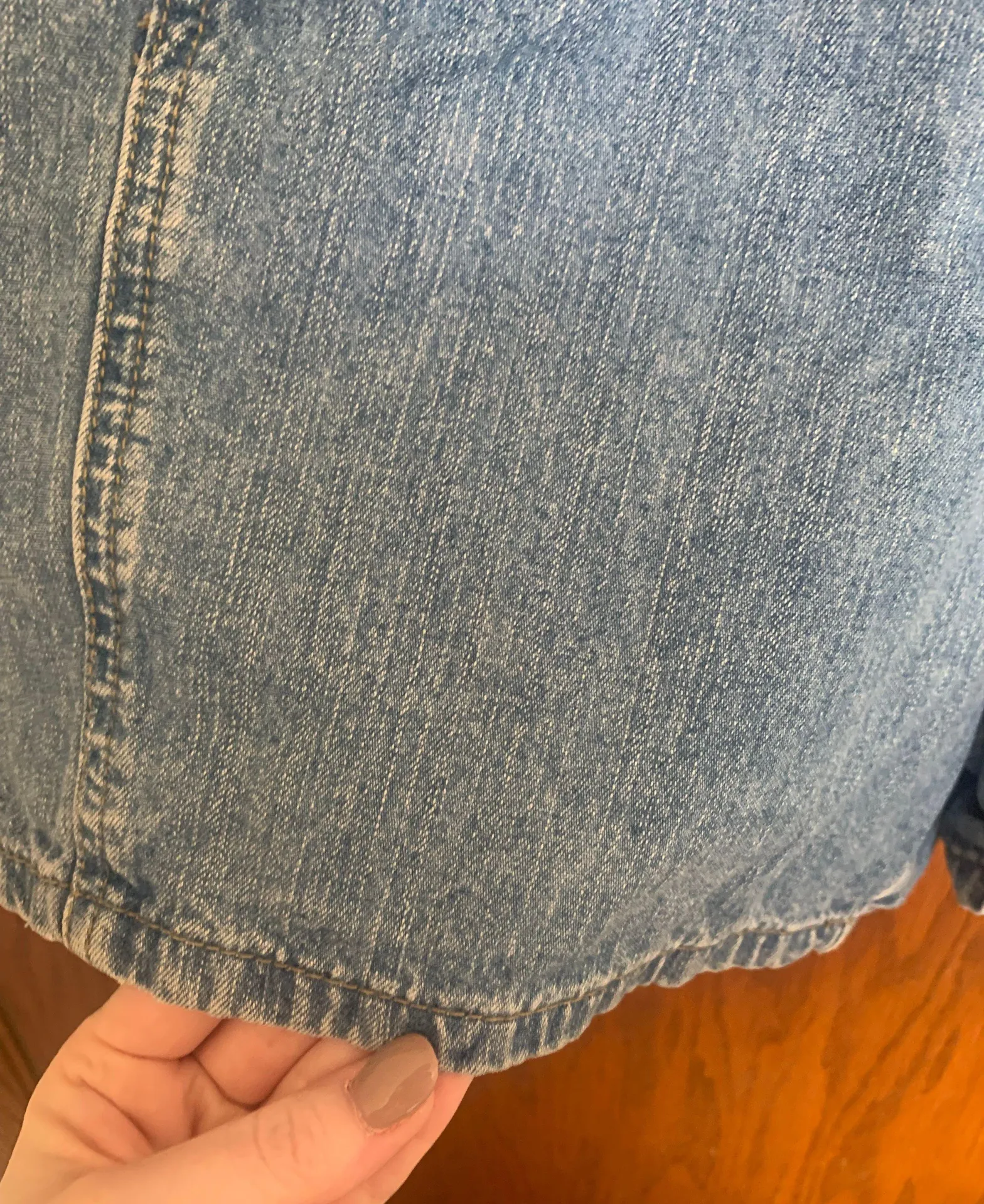 Vintage Crossroads Denim Shorts Blue Size 14 - Image 5