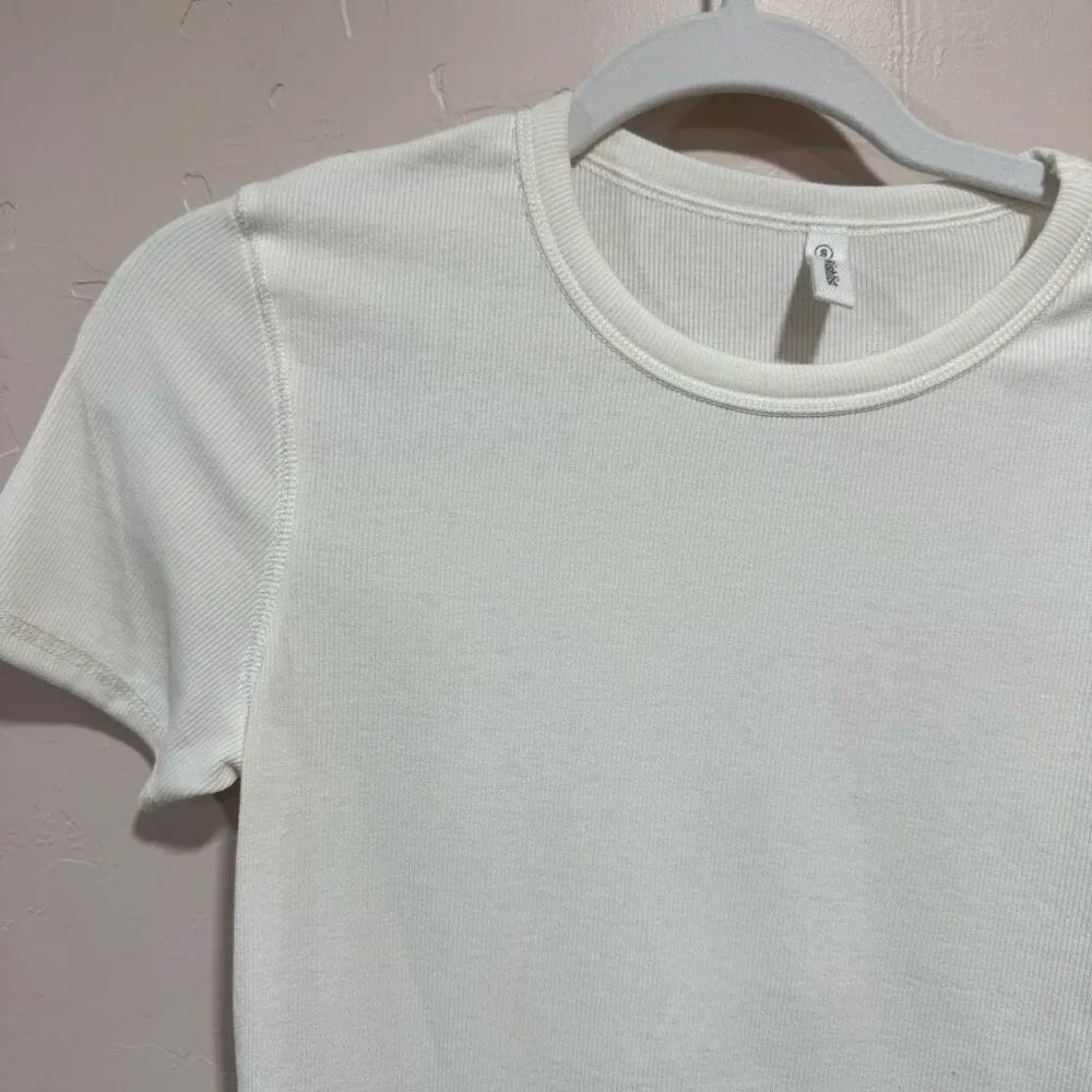 NWOTs Wishlist White Ribbed Tee - Image 2