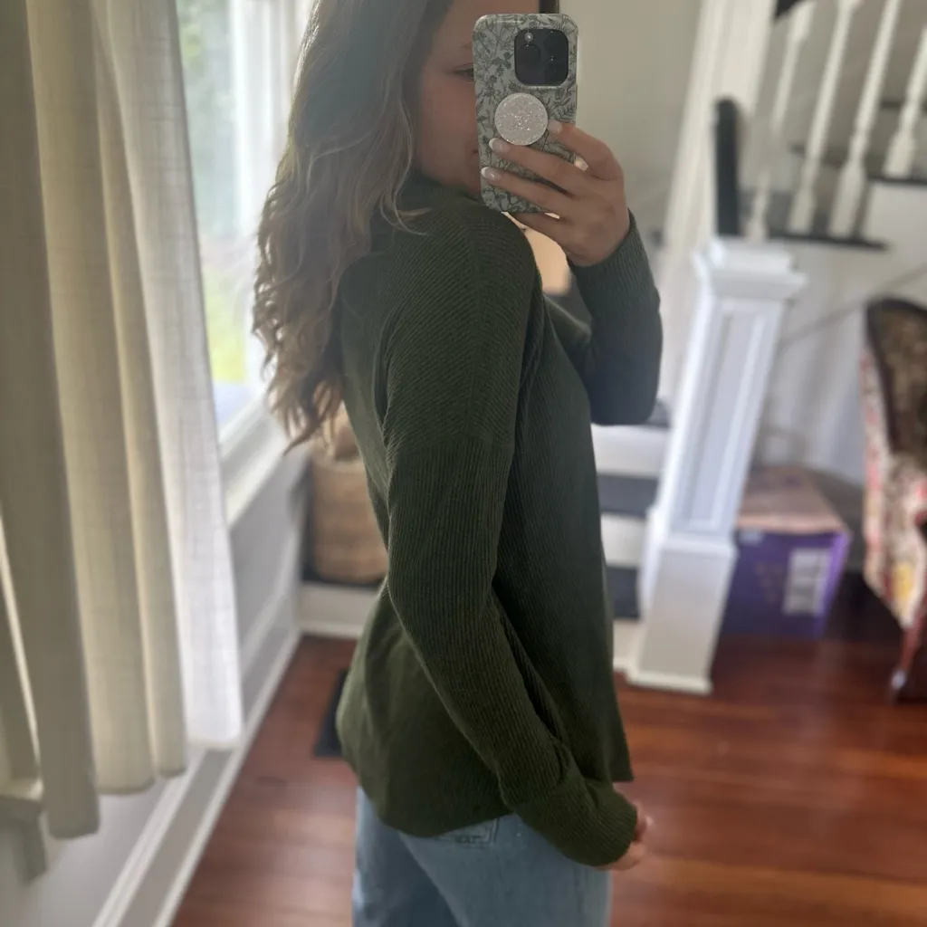 Olive Green Sweater - Image 2