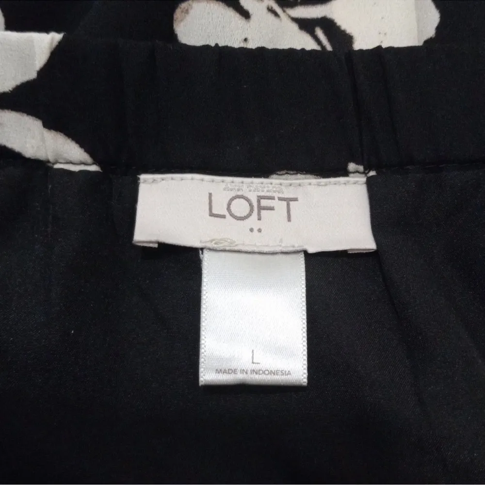 Ann Taylor Loft Botanical Floral Beachy Mini Skirt Size L - Image 7