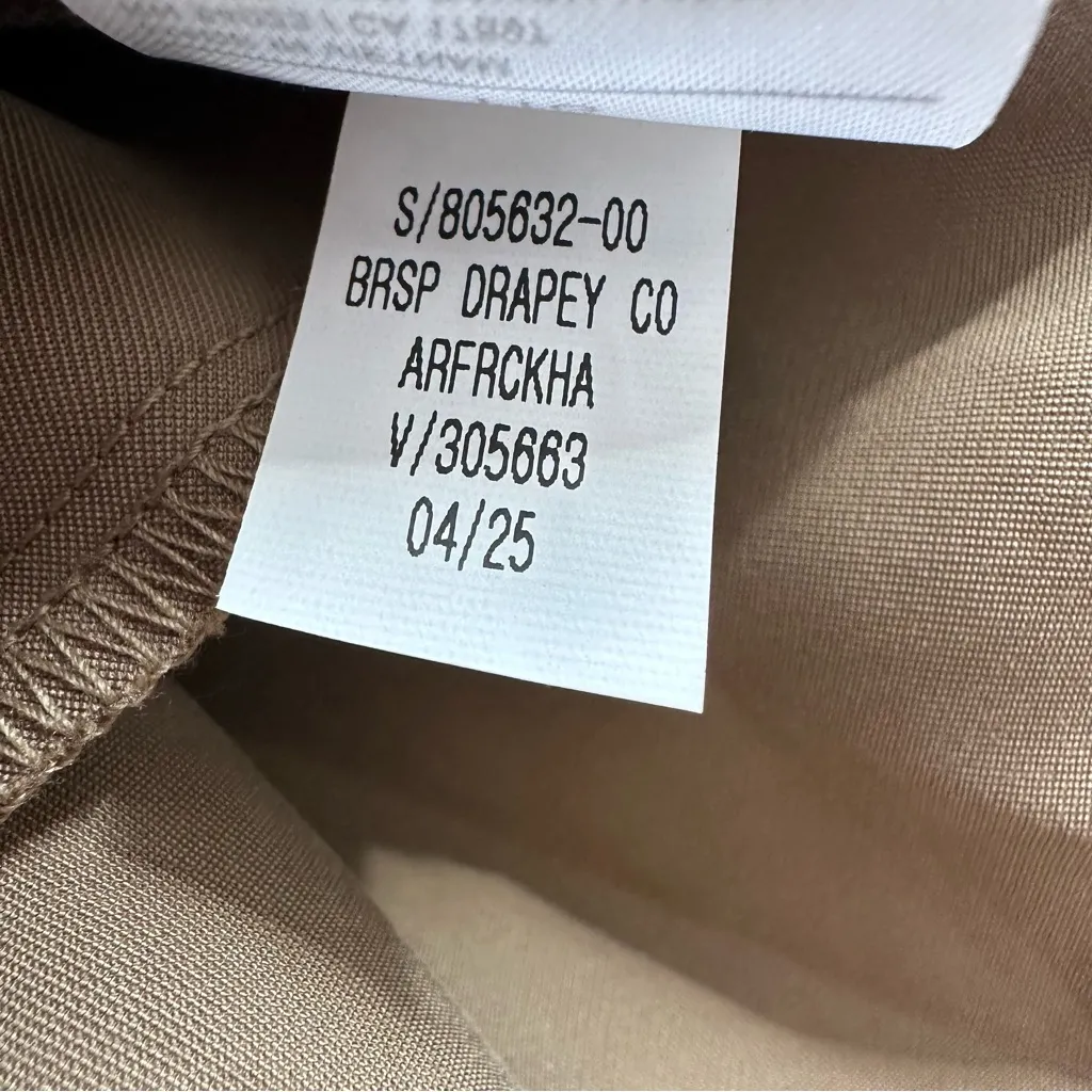 NEW! Banana Republic Drapey Oversized Top in Airforce Khaki Tan Plus Size XXL - Image 10