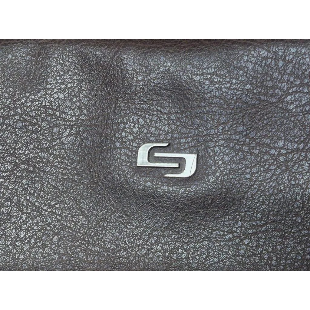 SOLO Green Canvas Brown Briefcase Laptop Case Messenger Bag Multi - Image 3