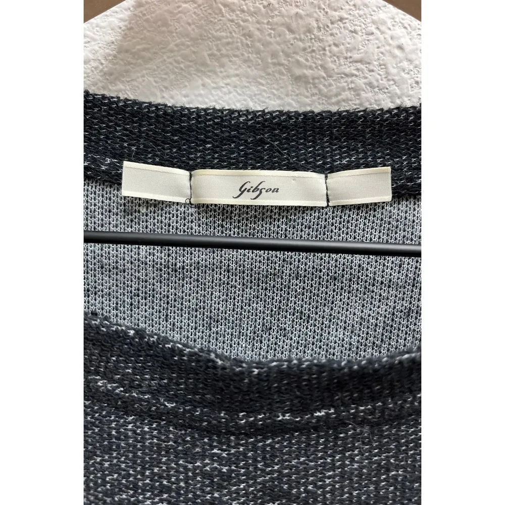 Buckle Black Rhinestone Sweater Size Medium Petite Burnout Embellished Miss Me - Image 6