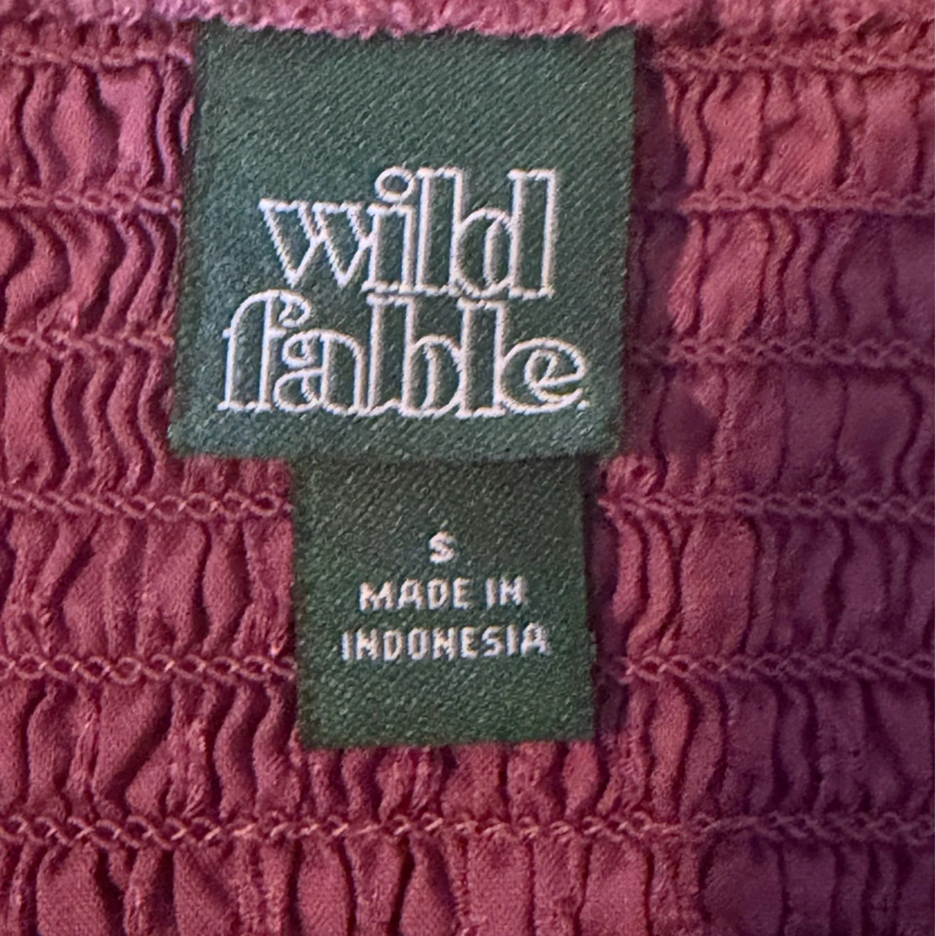 Wild Fable Boat Neck Puff Sleeve Cut Out Dress Size Small - Image 7