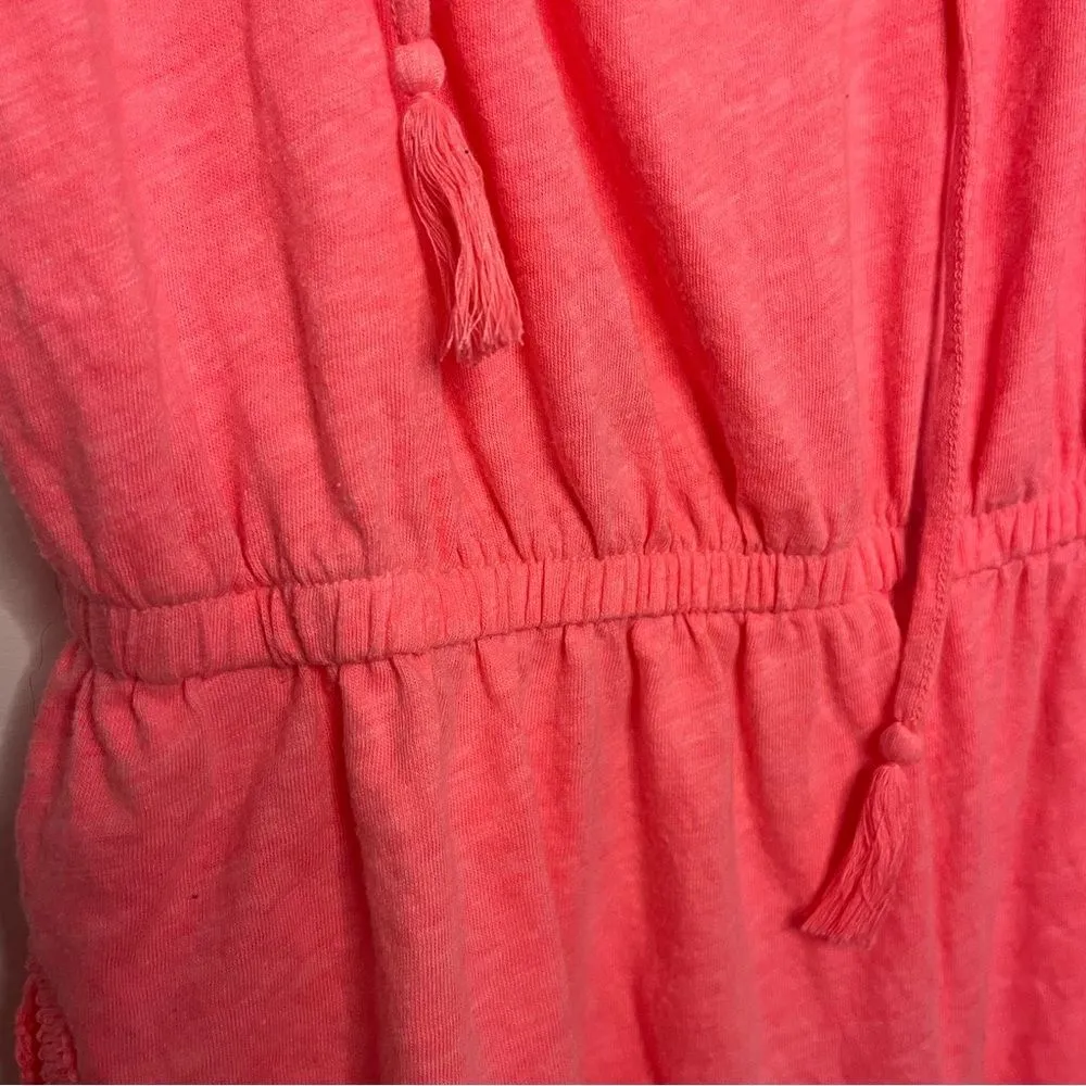 Victoria’s Secret Tassel Cover Up Romper Pink Size Small - Image 5