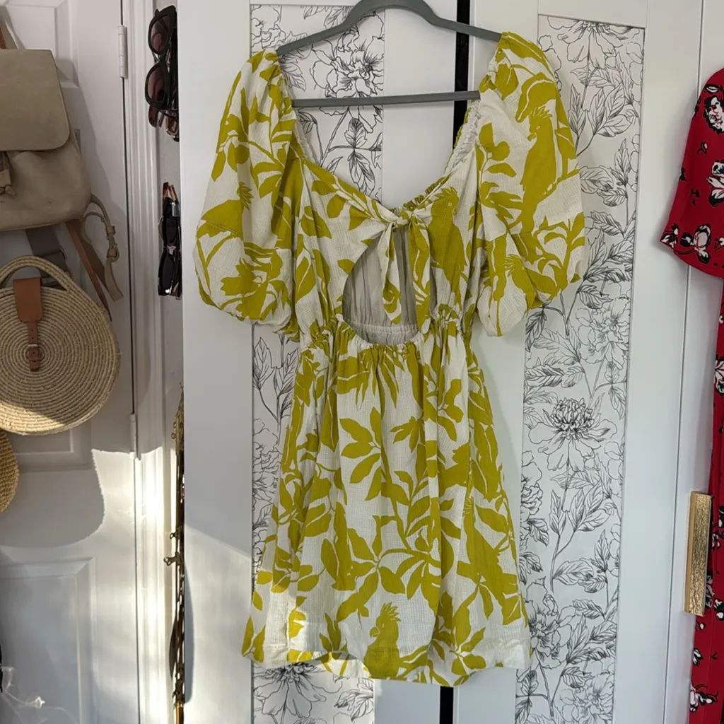 Maeve Anthropologie Feliciana tropical print mini dress - Image 8