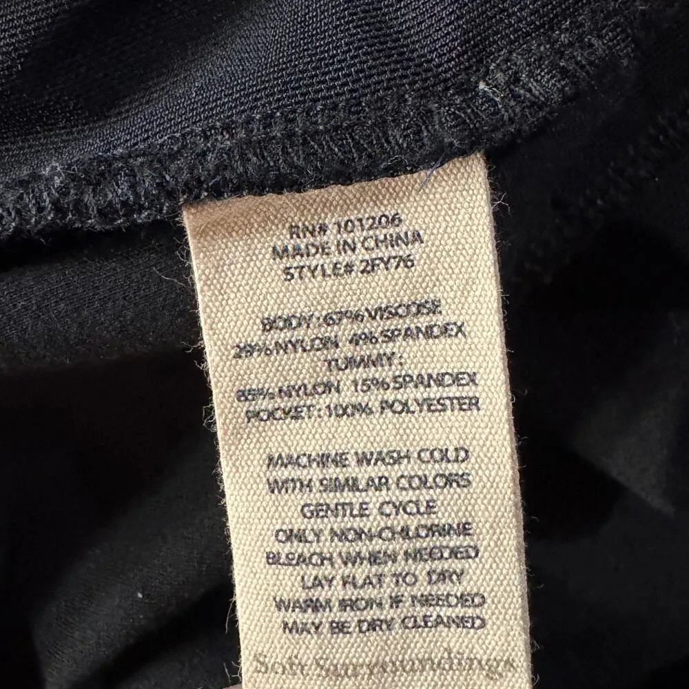 Soft Surroundings Large Ponte Bootcut Pants Pull-On Stretch Pocket Tummy Control - Image 7