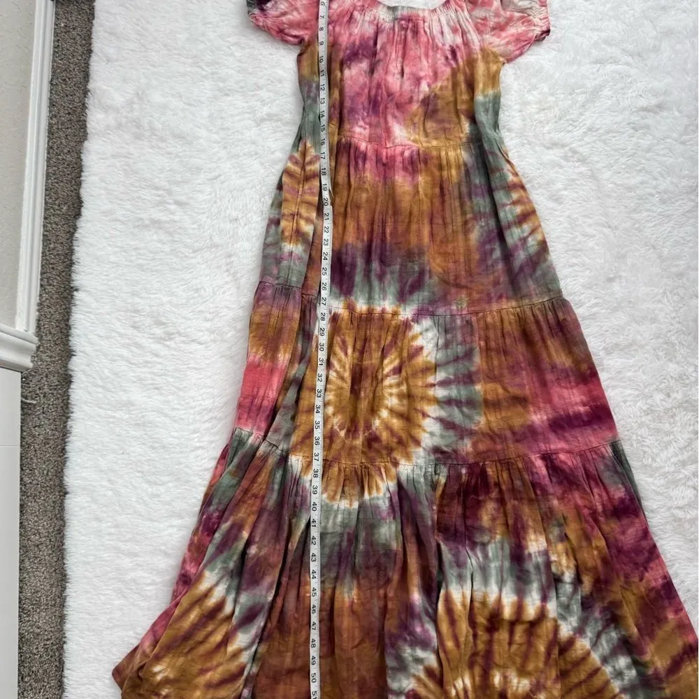 Free People Sunny Tie Dye Maxi Dress Young Fabulous & Broke - Image 5