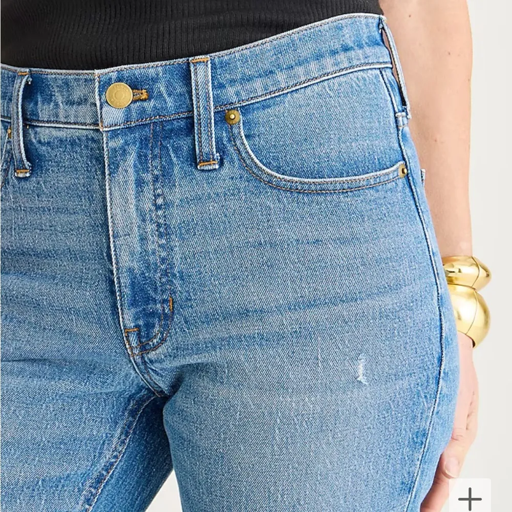 J. Crew 9" demi-boot crop jean in Clyde wash size 31 NWOT - Image 2