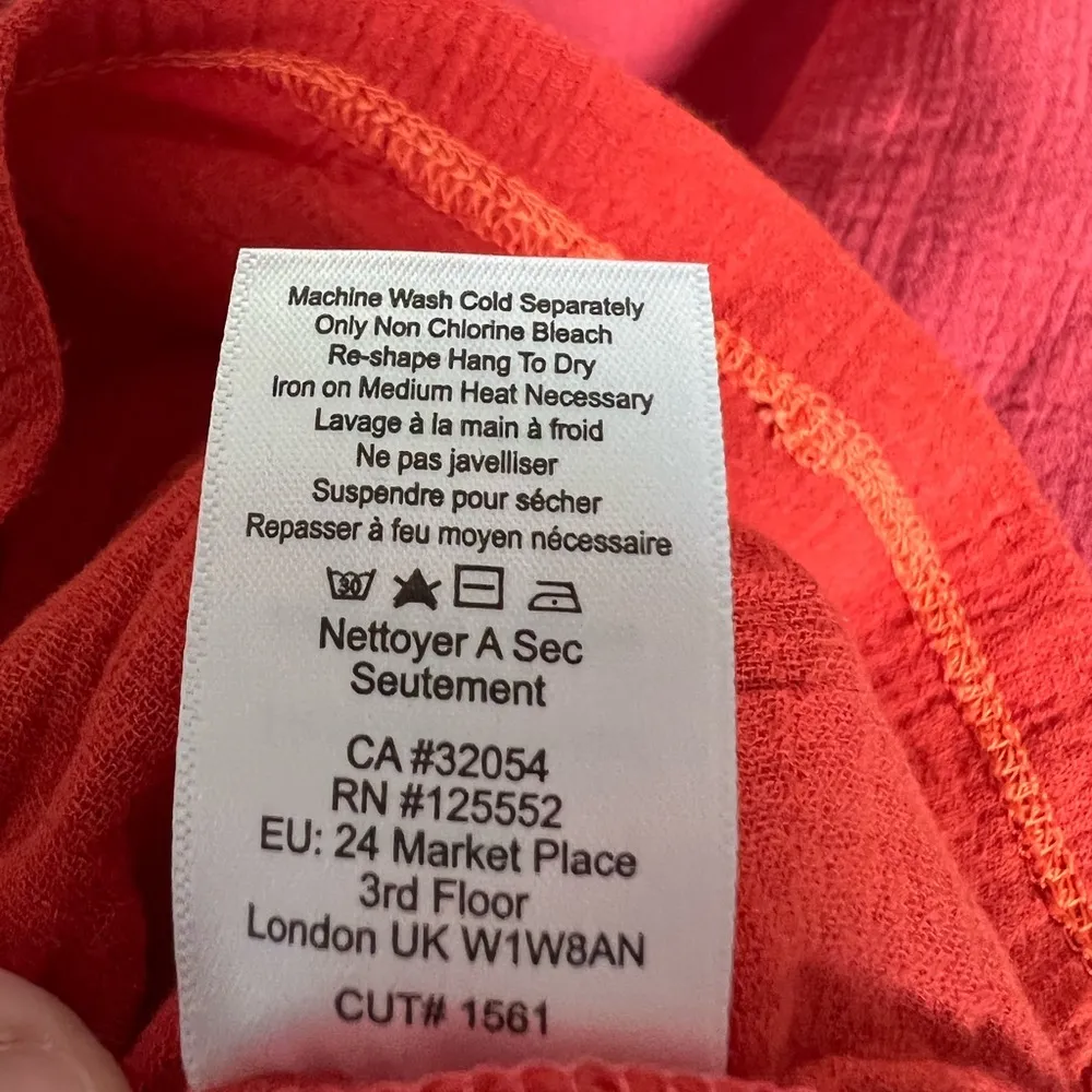 NWOT Anthropologie Dolan Left Coast Collection Ombré Cotton Gauze Top | XS - Image 9