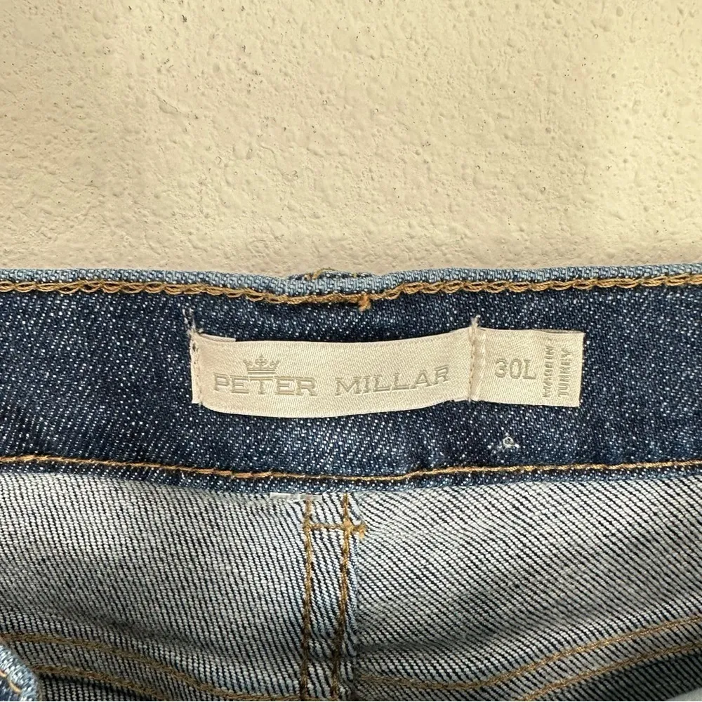 Peter Millar Women's Denim Jeans Size 30 Tall Straight Leg Casual Essential NWT - Image 4