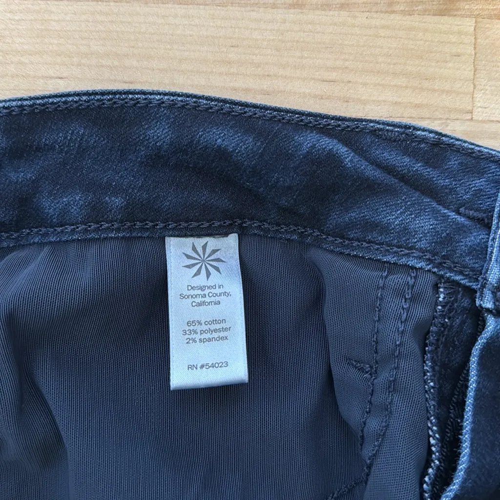 Athleta Sculptex Mid-Rise Dark Wash Skinny Ankle Jeans, 8 - Image 8